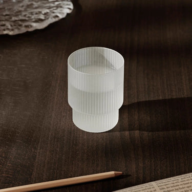 Ferm Living - Ripple Glasses (set of 4) - Frosted