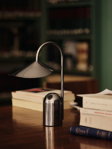 Ferm Living - Arum Portable Lamp - Stainless Steel