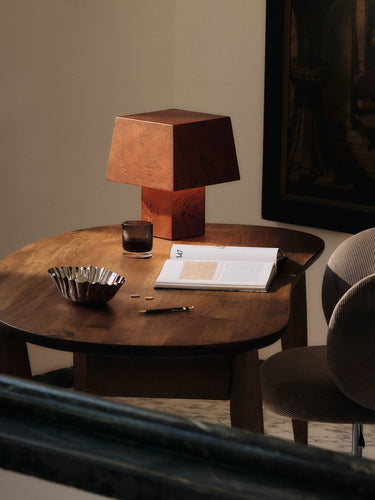 Ferm Living - Burl Table Lamp - Dark Stained