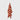 Ferm Living - Alee Beach Towel - Light Camel/Red