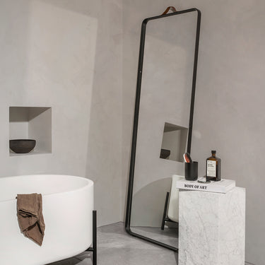 Audo Copenhagen - Norm Floor Mirror - Black interior image
