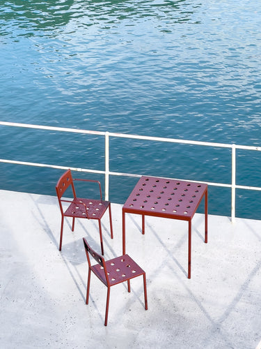 Hay - Balcony Table 75cm - Iron Red