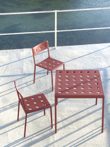 Hay - Balcony Table 75cm - Iron Red