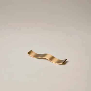 Gentle Habits - Brass Wave Incense Holder