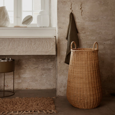 Ferm Living - Amass Long Pile Mat - White Pepper