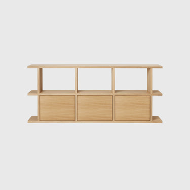 Ferm Living - Kona Bookcase - 3x2 -with 3 Cabinet Inserts