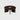 Round dark brown coffee table with a central hole on a light gray background
