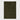 A dark olive green rectangular area rug with a textured, distressed woven pattern and short off-white fringe on the top and bottom edges, shown against a plain light gray background.