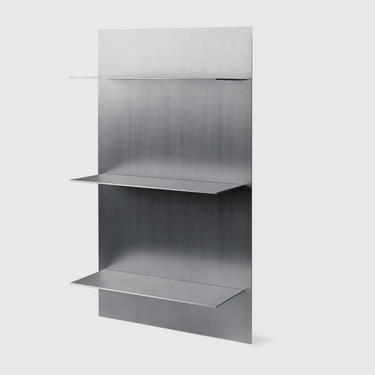 Ferm Living Lager Wall Shelf Triple in Aluminium