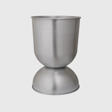 Ferm_Living_Hourglass_Pot Large Aluminium