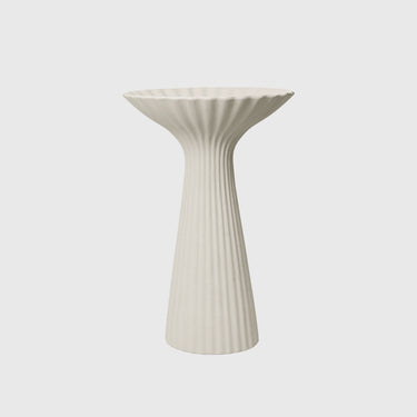 Ferm Living - Fountain Pedestal Bowl - Ivory