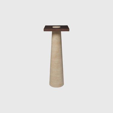 Ferm Living - Grova Pedestal - Travertine