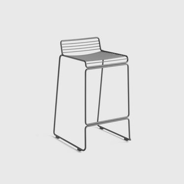 Hay - Hee Bar Stool - Low - set of 2 Asphalt Grey