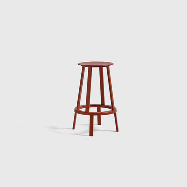 Hay - Revolver Bar Stool Low Red