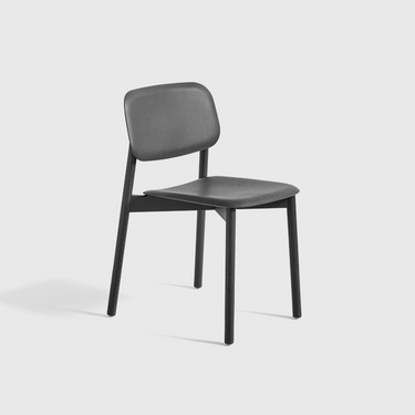 Hay - Soft Edge 60 Chair - Moulded Oak Veneer Soft Black