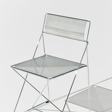 Hay - X-Line Chair - Chromed steel interior image