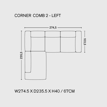Hay - Mags Soft Sofa Combination 2 - Corner - Low Armrest