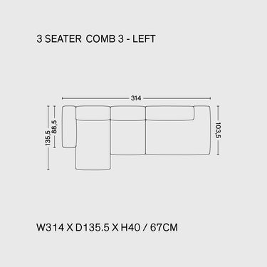 Hay - Mags Soft Sofa Combination 3 - 3 Seater - Low Armrest
