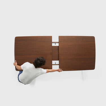 The Conran Shop - Ninety Extending Dining Table Walnut - Various Sizes