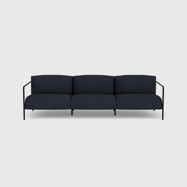 The Conran Shop - Fold Outdoor 3-Seater Sofa in navy fabric