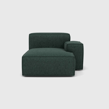 The Conran Shop - Livello Chaise Sofa Module in dark green fabric