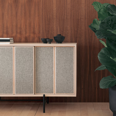 L.Ercolani - Canvas Large Cabinet - Ash / Various Fabrics