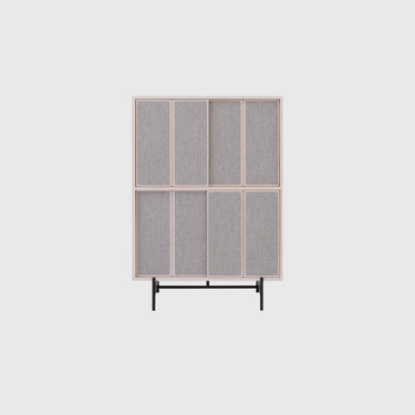 L.Ercolani - Canvas Tall Cabinet - Ash / Various Fabrics