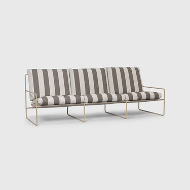 Ferm Living - Desert 3-Seater - Stripe Chocolate