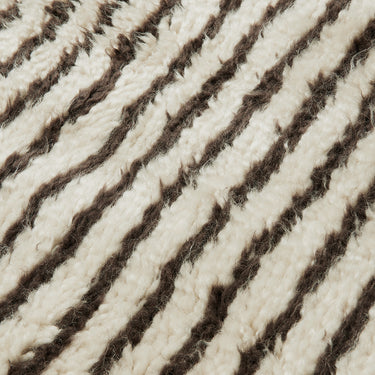 Ferm Living - Kami Knotted Rug - Off-white/Coffee - Various Sizes