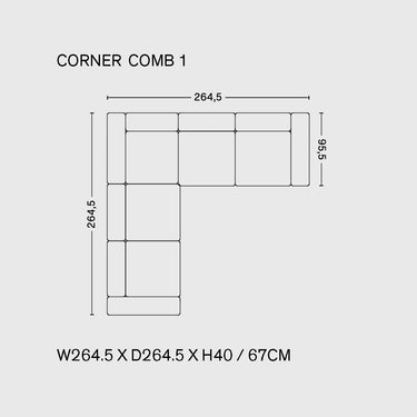 Hay - Mags Sofa - Corner - Combination 1