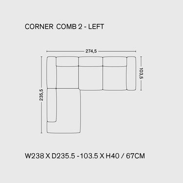 Hay - Mags Soft Corner Sofa - Combination 2