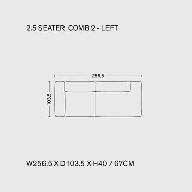 Hay - Mags Soft Sofa - Combination 2 - 2.5 Seater