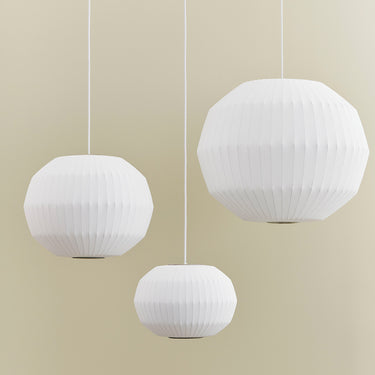 Hay - Nelson Angled Sphere Bubble Pendant - Off White - Various Sizes