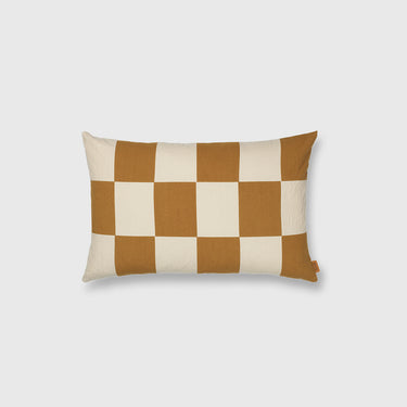 Ferm Living - Fold Patchwork Cushion - Sugar Kelp / Undyed