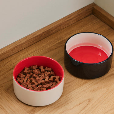 Hay - Dogs Bowl S - Red Blue Off-White