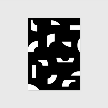 iyouall Wrapping Paper - Broken Glyphs - Black - IYOUALL - Stationery