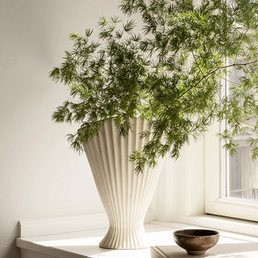 Ferm  Living - Fountain Vase - Off White