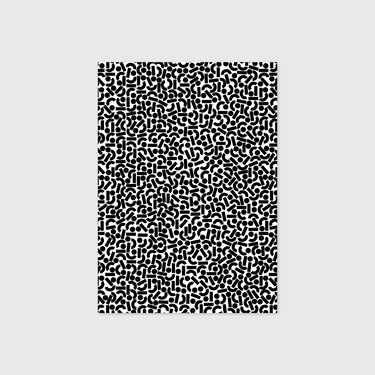 iyouall Wrapping Paper - Jumbled Glyphs - Black - IYOUALL - Stationery