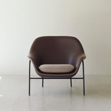 Normann Copenhagen - Drape Lounge Chair Low Duo - Steel - Various Fabrics