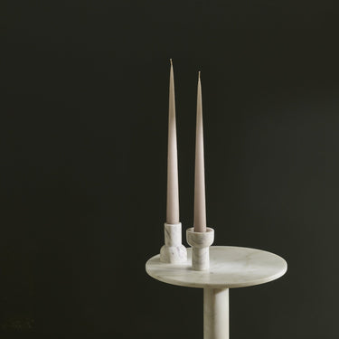 Aaron Probyn - Como Candle Holder - Pearl White