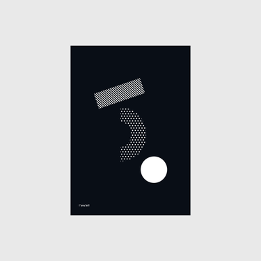 iyouall OG Dancing Glyph Print - Black - IYOUALL - prints
