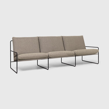 Ferm Living - Desert 3-Seater - Dolce - Black / Dark Sand