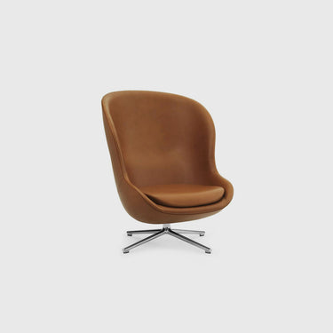 Normann Copenhagen - Hyg Lounge Chair High Swivel Aluminium - Various Fabrics