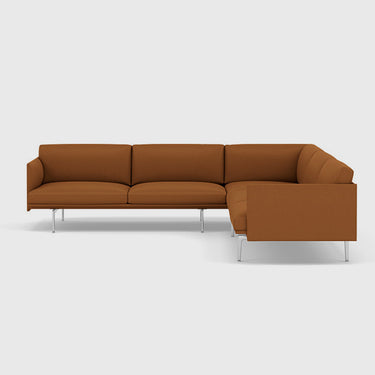 Muuto - Outline Corner Sofa - Aluminium Legs - Various Fabrics