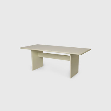 Ferm Living - Rink Dining Table Small - Green Tea / Eggshell