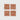 Yod & Co - Square Speckled Cork Coasters (Set of 4) - Red
