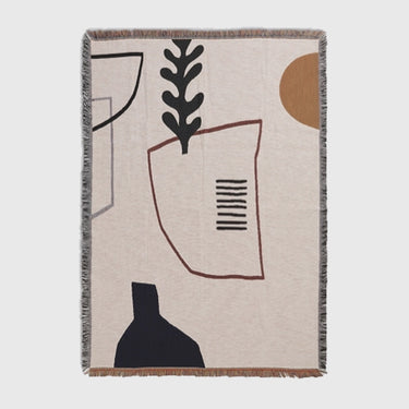 Ferm Living - Mirage Blanket - Off White - Ferm Living - Homeware