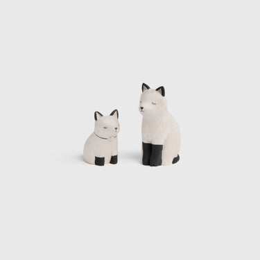 T-Lab Wooden Animal - Siamese Cat ( set of 2 ) - T-Lab - Kids