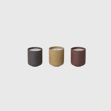 Ferm Living - Sekki Scented Soy Candles - Set of 3 - Ferm Living - Homeware