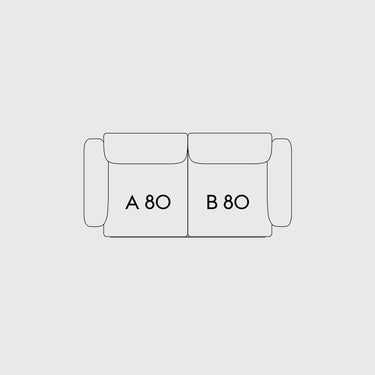 Muuto - In Situ Modular Sofa - 2 Seater - Configuration 1